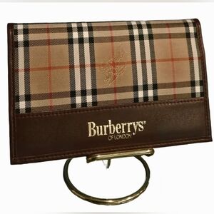 Collectible Burberrys' of London*Nova Check Shadow Horse Notebook Planner & COA